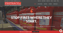 Desktop Screenshot of firetrace.co.uk